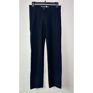 Betabrand Dress Pant Yoga Pants Black Straight Leg Size S Long Casual